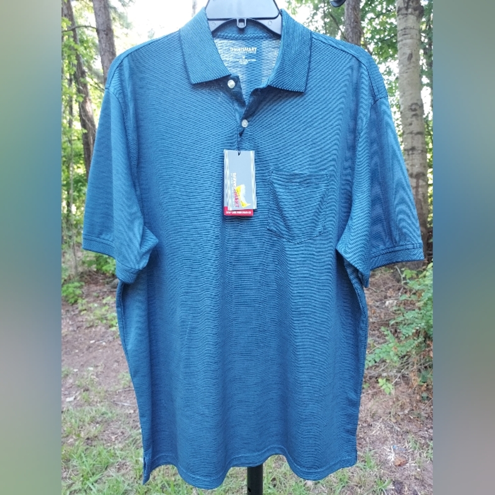 NWT Roundtree and Yorke Travel Smart Polo